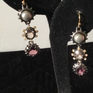 Alexis Bittar Beautiful Glass Earrings